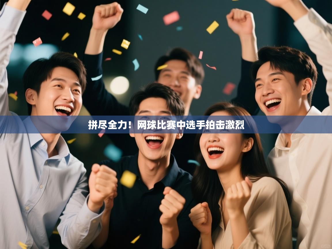 拼尽全力！网球比赛中选手拍击激烈  第1张